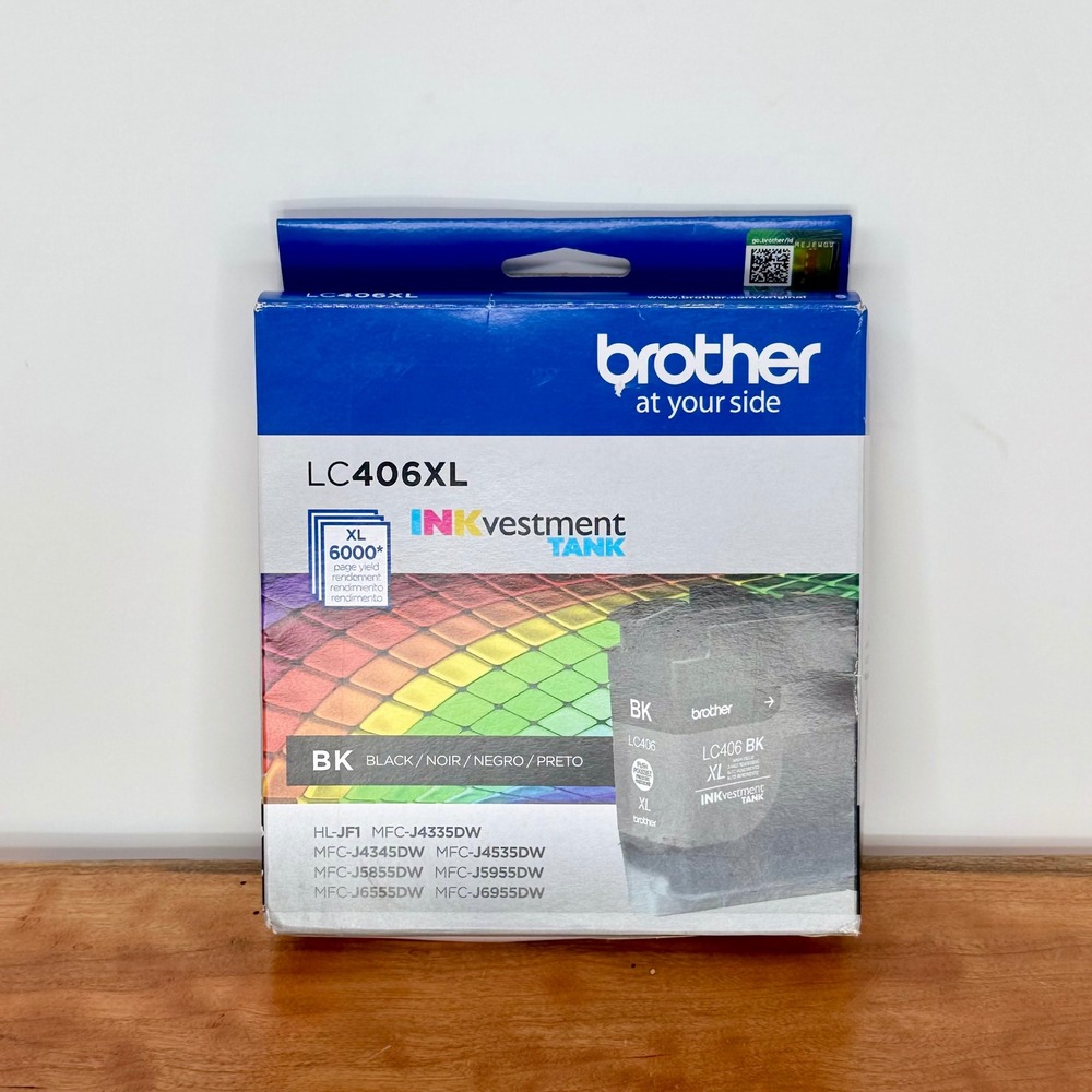 New Genuine Brother LC406XL High Yield Black exp 2027